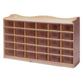 30-Tray Mobile Cubbie Unit