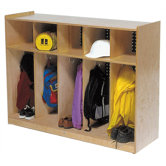 Five-Section Toddler Locker Unit
