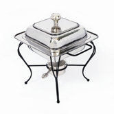 Nickel 2 Qt Square Chafing Dish