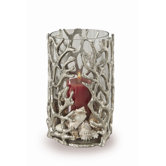 Coquilles Metal and Glass Hurricane