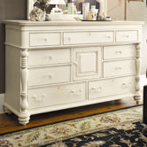Steel Magnolia 9 Drawer Combo Dresser