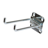 4" Double Rod Pegboard Hook (Set of 3)