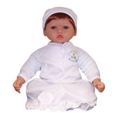 20" Nursery Collection Baby Doll Medium Reddish Honey / Brown Eyes