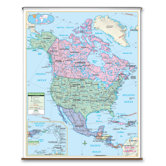 Primary Wall Map - North America