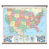 Primary Wall Map - United States