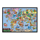 World Framed Wooden Puzzle