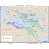 World History Wall Maps - Ottoman Empire to 1672