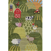 Whimsy Grass Kids Rug