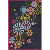 Hipster Black Kids Rug
