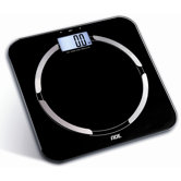 31cm K&ouml;rperanalysewaage "Flora" in Schwarz