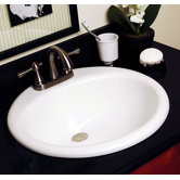 Advantage Anderson Self Rimming Round Bathroom Sink