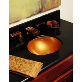Advantage Fairlawn Self Rimming or Undermount Round Bathroom Sink