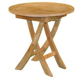 Round Folding Side Table