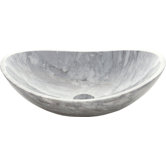 Oval Marble Vessel Sink