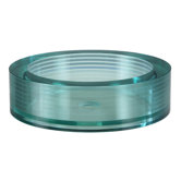 Segment Round Glass Vessel Sink