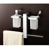 Bridge Wall Mounted Bathroom Butler in Chrome
