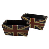 Union Jack Storage Box (Set of 2)