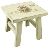 Flower Bouquet Low Stool
