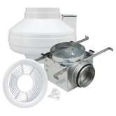 In Line 100 CFM Energy Star Exhaust Bathroom Fan