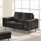 Concorde Bycast Leather Loveseat