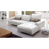 Urban Leather Right- Chaise Sectional