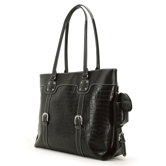 16" Signature Tote in Black