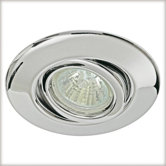 Quality Line One Swiveling Downlight in Chrome