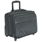 N - 5 Wheeled Laptop Case in Black