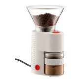 Bistro Electric Burr Grinder in Off-White