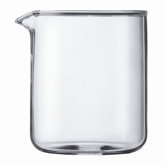 Spare Glass 4 Cup Plastic French Press Shatterproof Replacement Beaker