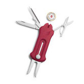 Golf Multi-Tool Pocket Knife in Ruby