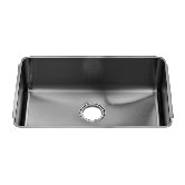 Classic 28" x 17.5" Undermount Stainless Steel Single Bowl Kitchen Sink