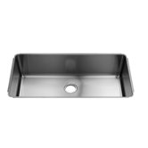 Classic 37" x 19.5" Undermount Stainless Steel Single Bowl Kitchen Sink