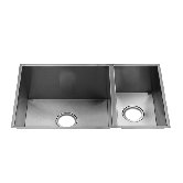 UrbanEdge 29" x 17.5" Undermount Stainless Steel Double Bowl Kitchen Sink
