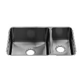 Classic 29" x 17.5" Undermount Double Bowl Kitchen Sink