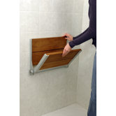 Invisia SerenaSeat Fold-Away Brazilian Walnut Shower Seat