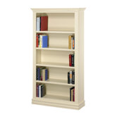 Hampton 84" Bookcase in Pearl White