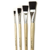 Stubby Easel Brushes 3/4 Set Of 6