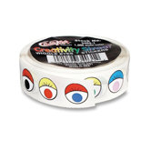 Wiggle Eyes Stickers, 1000 per Roll, Assorted