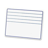 Dry-Erase Board, w/ Lines, 9"x12", White