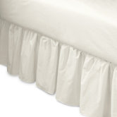 Ruffled Bed Skirt in Ivory