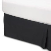 Tailored Bed Skirt in Black