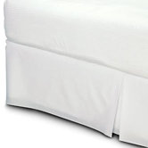 Tailored Bed Skirt in White