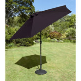 230cm Tuscany Parasol in Black