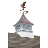 Belvedere Cupola with Copper Roof and Weathervane