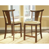 Dakota Barstools in Distressed Rich Brown