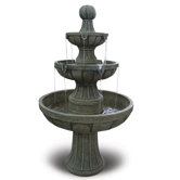 Napa Valley Fiberglass 3 Tiered Fountain