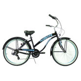 Ladies 26" 7-Speed Shimano Premium Extended Deluxe Beach Cruiser