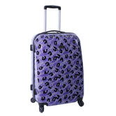 Leopard 24" Upright Spinner Suitcase