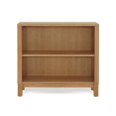Woodland Low Bookcase in Solid Natural Cherry